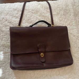 Vintage coach weekend bag/brief case